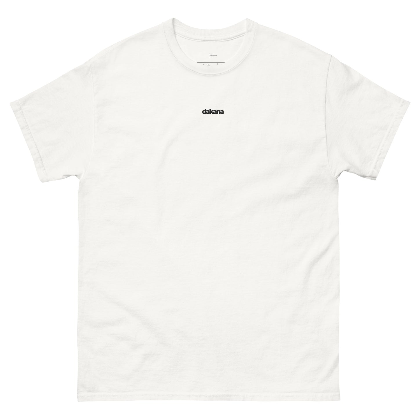 Unisex Embroidered Dakana Logo Basic T-Shirt